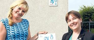 Piep, Piep. Melanie von Orlow (r.) und Heidi Rheinfeld. 