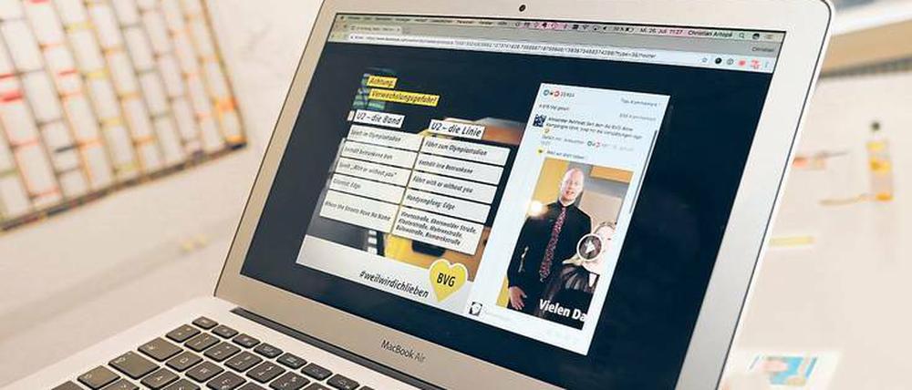 Taktgeber. Die BVG setzt bei Twitter auf Humor.