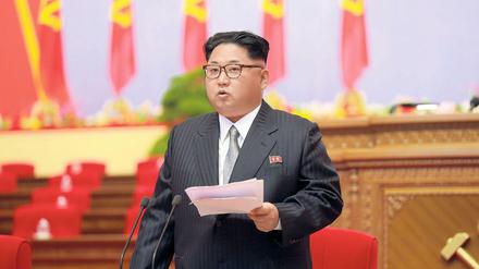 Nordkoreas Machthaber Kim Jong Un zeigte sich bisher unbeeindruckt.