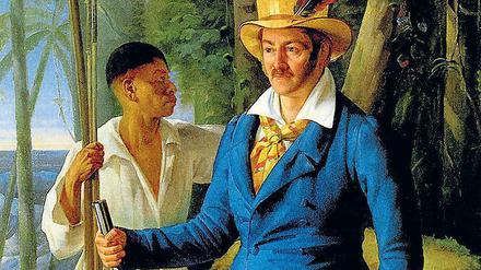 Maximilian zu Wied-Neuwied auf seiner ersten großen Expedition um brasilianischen Regenwald.