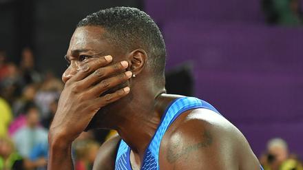 Nachdenklich? 100-Meter-Sieger Justin Gatlin.