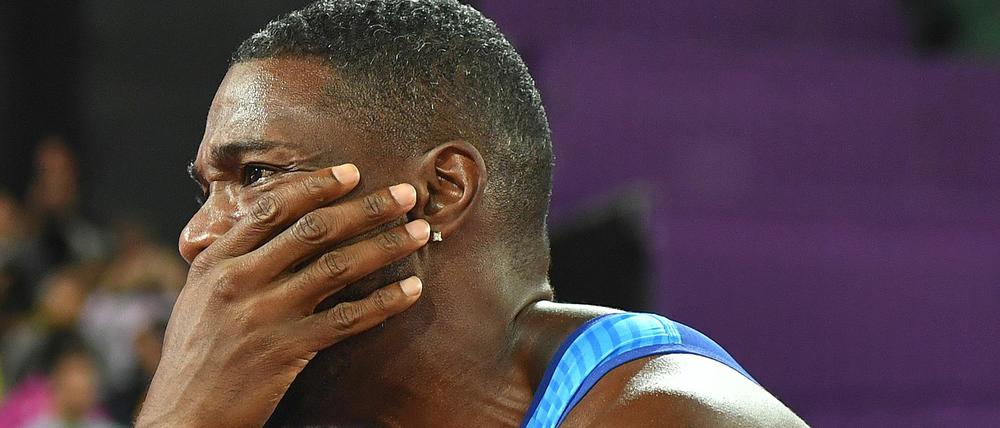 Nachdenklich? 100-Meter-Sieger Justin Gatlin.