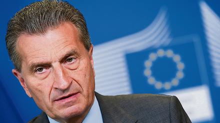 EU-Kommissar Günther Oettinger.