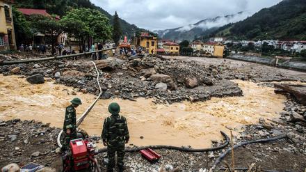 Die Provinz Yen Bai in Vietnam hat mit schweren Überflutungen zu kämpfen.