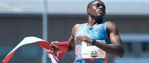 Zielsicher. Coleman will Bolt die Abschiedsparty vermiesen. 