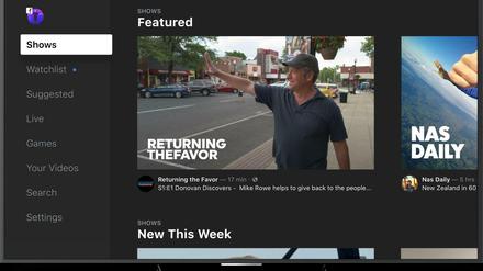 TV-Moderator Mike Rowe zeigt im neuen Facebook-Serienchannel Watch die Show "Returning the Favor".