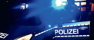 Ein Funkwagen der Polizei Berlin. 