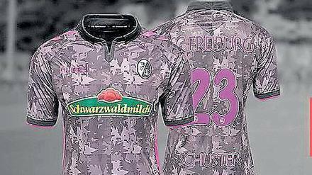 Schön ist anders. Das Ausweichtrikot der Freiburger kam bei den Fans nicht gut an. 