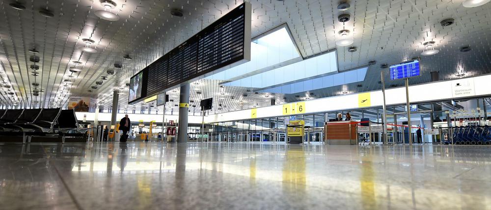 Kein schöner Ort zum Stranden: Der Flughafen Hannover.