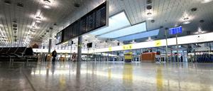 Kein schöner Ort zum Stranden: Der Flughafen Hannover.