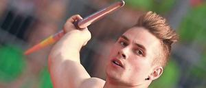 Immer weiter. Johannes Vetter ist mit 94,44 Meter Weltjahresbester. Am Donnerstag tritt er mit seinen Kollegen in der Qualifikation an, das Finale findet am Samstag statt. 