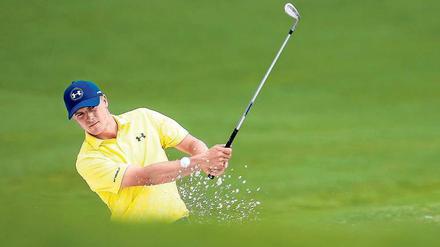 Gut in Schwung. Spieth könnte in Charlotte Historisches vollbringen. 
