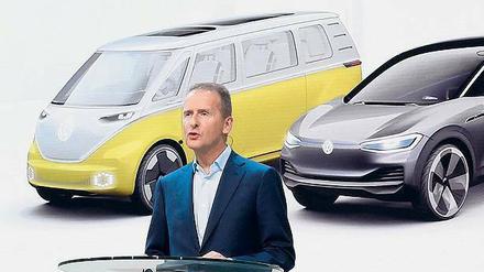 VW-Chef Diess will bei der Euro 2020 die neuen Elektroautos präsentieren. 