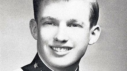 Donald Trump während seiner Zeit an der New York Military Academy.