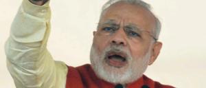 Indiens Premierminister und Nationalist Narendra Modi. 