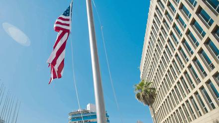 Die neue US-Botschaft in Havanna wurde vor zwei Jahren eröffnet.