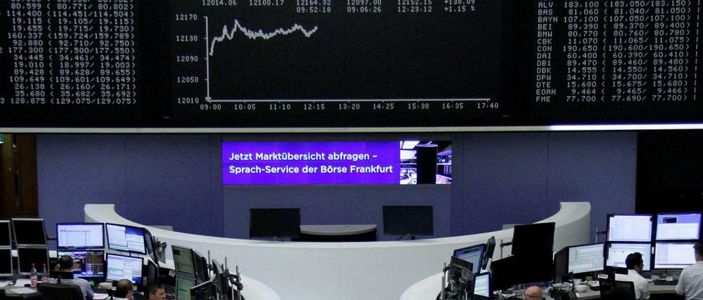 Der operative Gewinn der 30 Unternehmen stieg gegenüber dem Vorjahreszeitraum zusammengerechnet um fast ein Drittel.