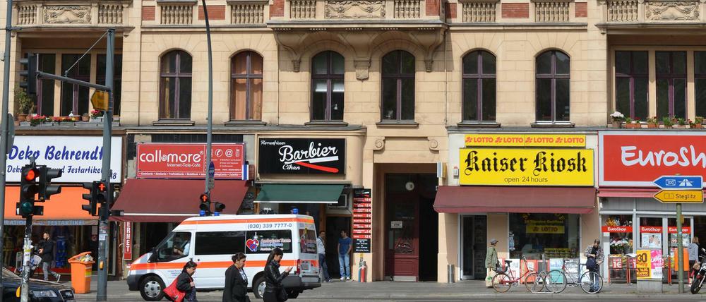 Unweit des Kaiser-Wilhelm-Platzes ist die Schöneberger Hauptstraße nun in nördlicher Richtung gesperrt.