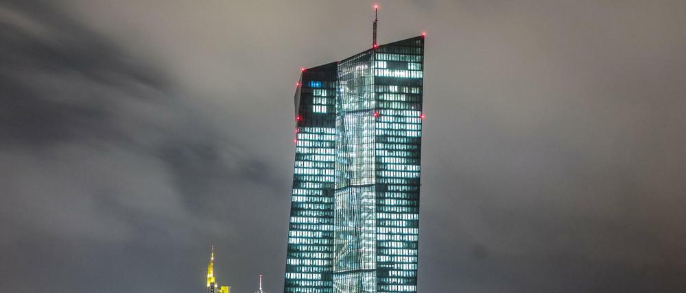Die Europäische Zentralbank (EZB) in Frankfurt am Main.