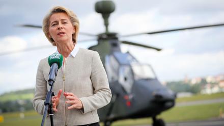 Die Bundesverteidigungsministerin zeigt Verständnis für Trump.