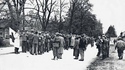 Am 30. April 1945 ergaben sich im Konzentrationslager Dachau Wächter und SS-Leute den Truppen der US-Armee. Frühe Arbeiten Sybille Steinbachers trugen dazu bei, dass sich die Stadt Dachau der Mitverantwortung stellte. 