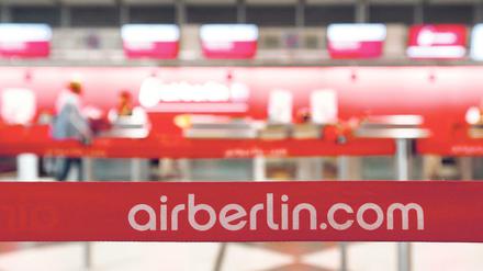 Im roten Bereich: Air Berlin ist insolvent.