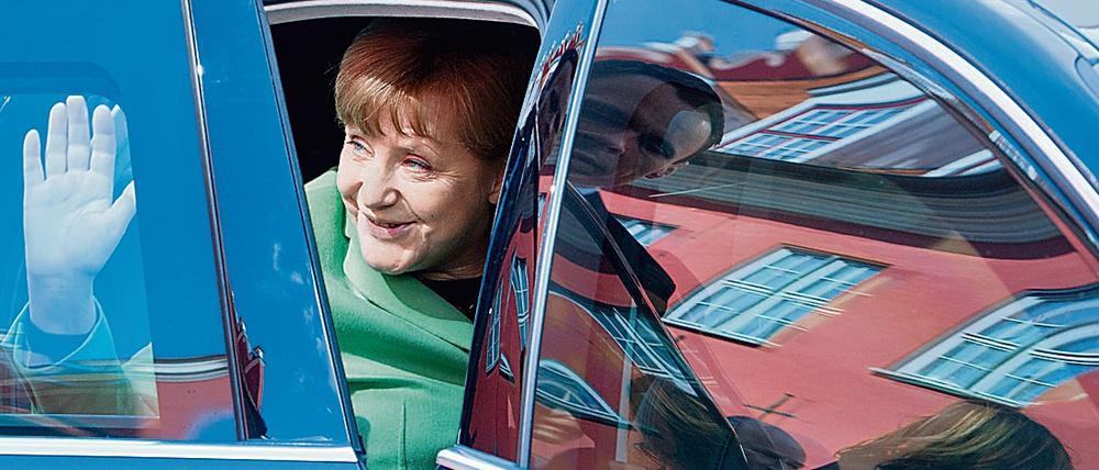 Bundeskanzlerin Angela Merkel (CDU). 