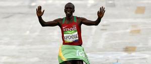 Marathon-Olympiasieger Eliud Kipchoge geht im September in Berlin auf Rekordjagd.