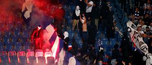 Die Fahne, die die Hertha-Fans provozierte.