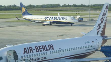 Air Berlin und Ryanair: Erbitterte Konkurrenten bisher - und künftig?