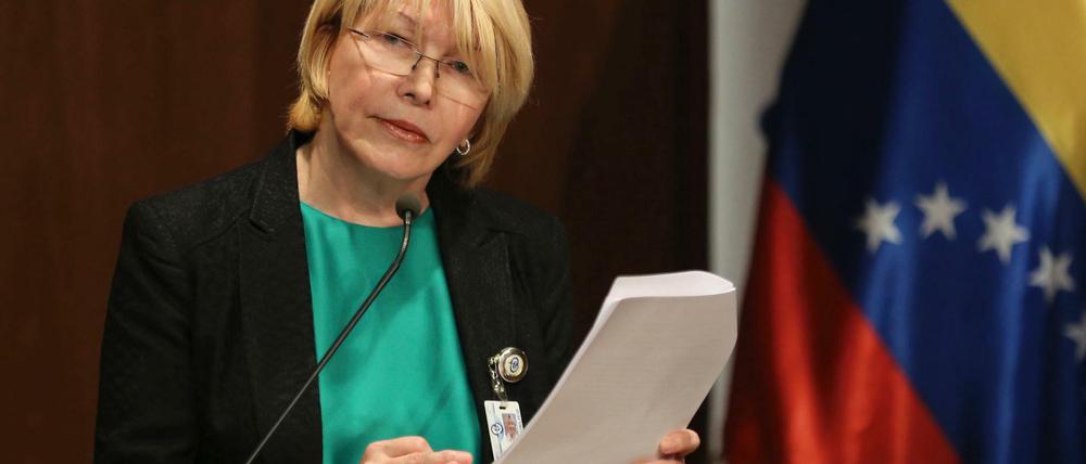 Die ehemalige Generalstaatsanwältin des Landes, Luisa Ortega.
