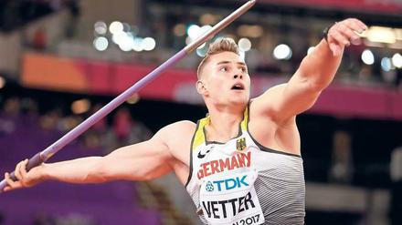 Draufhauen und schauen. Johannes Vetter warf im vergangenen Jahr fast 90 Meter beim Istaf. Dieses Mal versucht er noch ein bisschen was draufzupacken. 