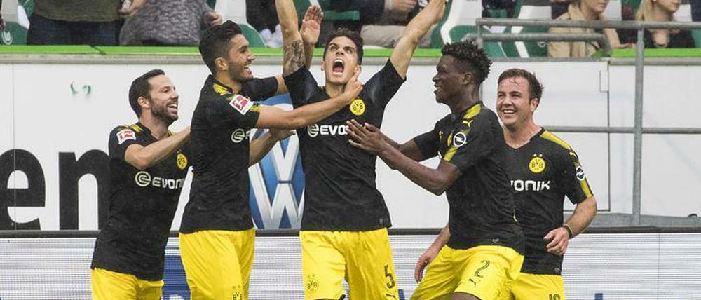 Marc Bartra traf zum 2:0 für Dortmund - und dachte dabei auch an die Opfer des Terrors in seiner Heimat.