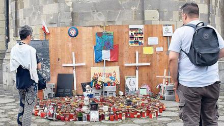 Ort des Terrors und der Fragen. Am Breitscheidplatz wird der Opfer des Anschlags auf den Weihnachtsmarkt gedacht. 