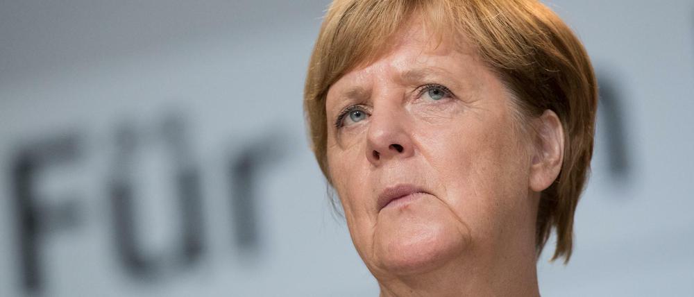 Bundeskanzlerin Angela Merkel (CDU).