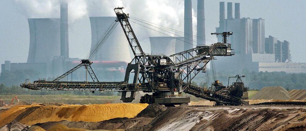 Brandenburg, Nordrhein-Westfalen, Sachsen und Sachsen-Anhalt sind Deutschlands Braunkohle-Länder.