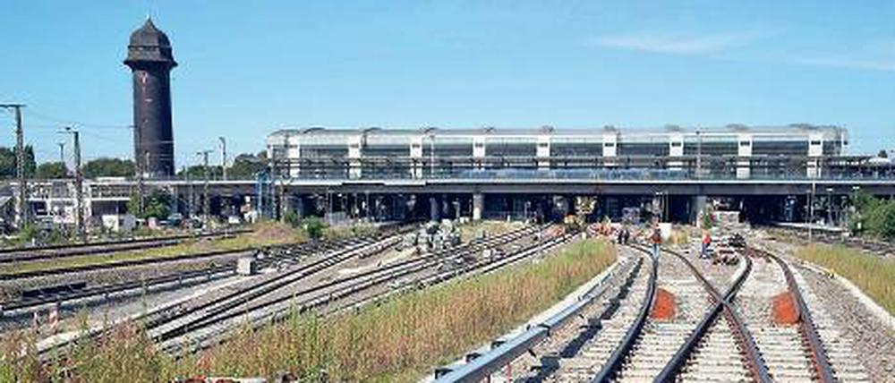 Auch die Baustelle am Ostkreuz wurde größtenteils aufgehoben.