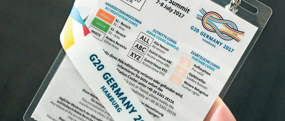 Verwirrung um Zulassung. Eigentlich waren sie regulär akkreditiert, doch dann wurden 32 Journalisten vom G20-Gipfel in Hamburg ausgeschlossen.