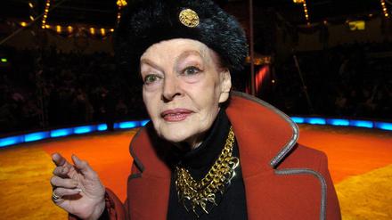 Margot Hielscher im Jahr 2003 im Circus Krone in München.