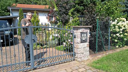 Werner Albrecht bangt um seine Idylle in Gatow.