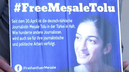 Aufruf zur Freilassung der in der Türkei inhaftierten Mesale Tolu Corlu 