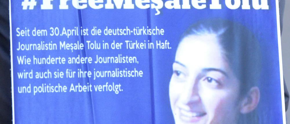 Aufruf zur Freilassung der in der Türkei inhaftierten Mesale Tolu Corlu