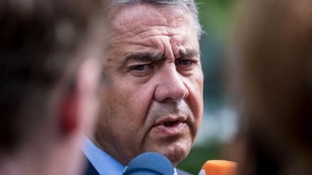 Vizekanzler und Außenminister: Sigmar Gabriel (SPD).