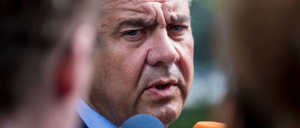 Vizekanzler und Außenminister: Sigmar Gabriel (SPD).