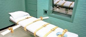 Zelle für eine Hinrichtung in den USA