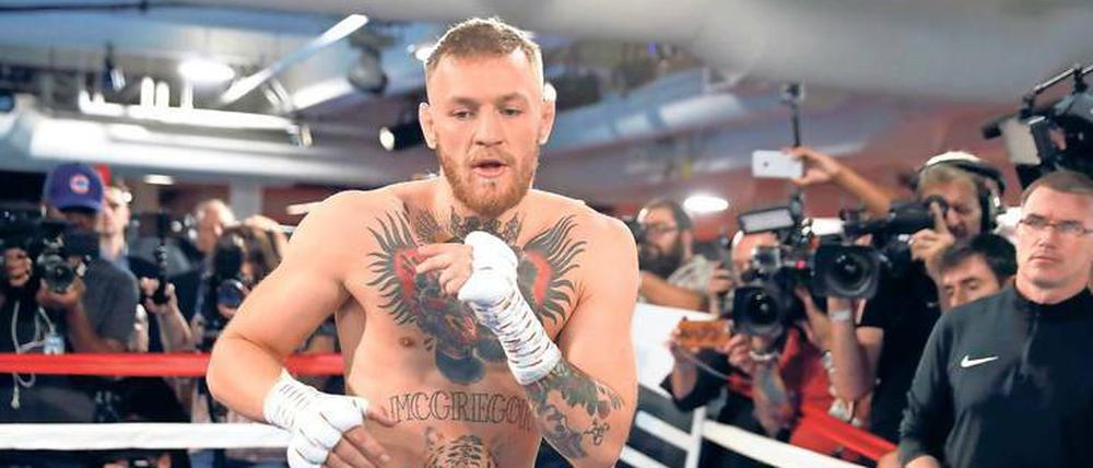 Durchweg martialisch. Der Ire Conor McGregor. 