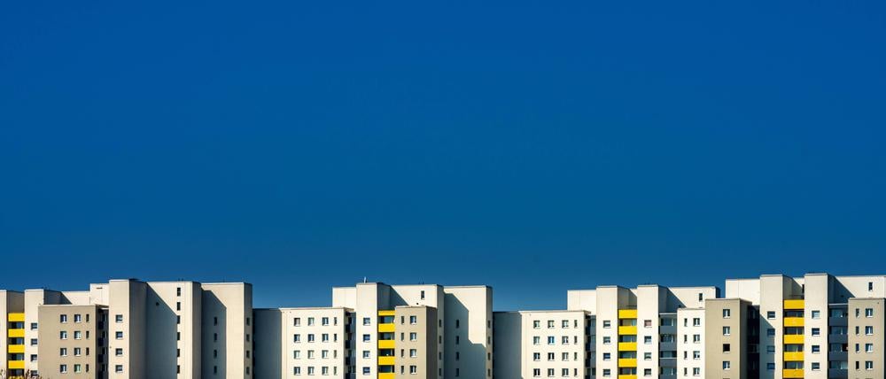 sozialer Wohnungsbau in Berlin im Märkischen Viertel - Social housing in Berlin in the Märkische quarter Social Housing in Berlin in Märkisches Viertel Social housing in Berlin in the Märkische quarter PUBLICATIONxINxGERxSUIxAUTxHUNxONLY 1020911191