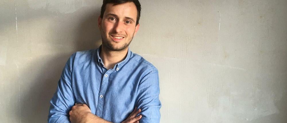 David Kordon, Bezirksvorsitzender der FDP in Friedrichshain-Kreuzberg.