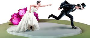 Lange Wege statt Romantik: Seit 2007 verpflichtet Deutschland ausländische Eheleute zum Sprachtest. Vor der Einreise. 