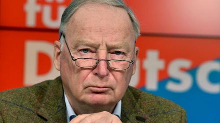 AfD-Spitzenkandidat Alexander Gauland provoziert.